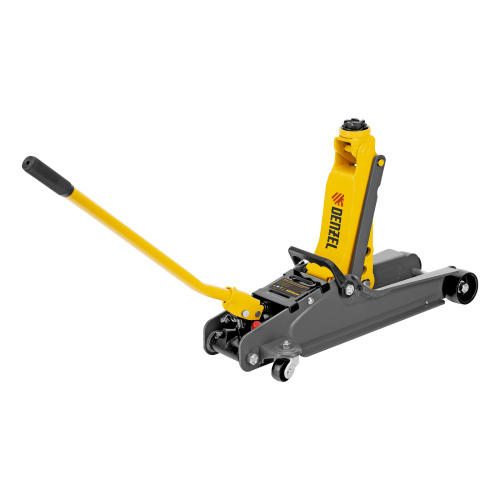 Домкрат гидравлический подкатной с фиксатором, 2,5 т, 85-385 мм Denzel по ценам производителя в Воронеже с доставкой по всей России