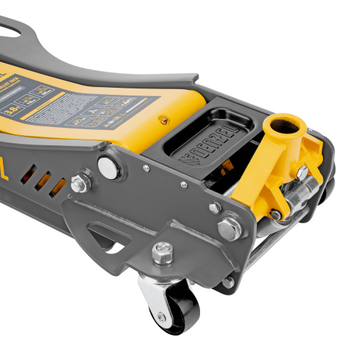 Домкрат гидравлический подкатной, 3,8 т, 110-580 мм, быстрый подъем, низкий подхват, проф. Denzel по ценам производителя в Воронеже с доставкой по всей России