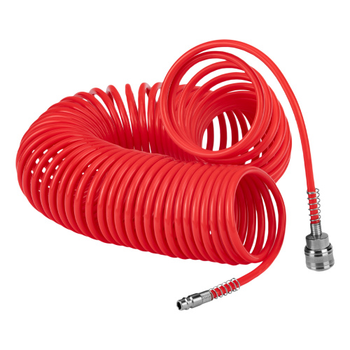 Шланг спиральный воздушный, 15 м, с быстросъемными соединениями Matrix по ценам производителя в Воронеже с доставкой по всей России