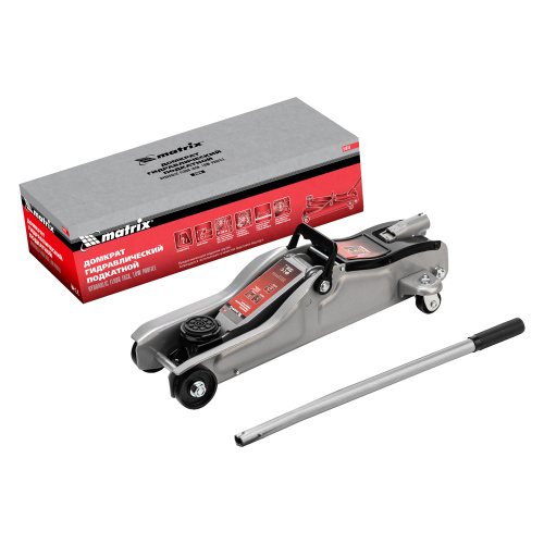 Домкрат гидравлический подкатной, 2 т, Low Profile, 85-330 мм Matrix по ценам производителя в Воронеже с доставкой по всей России