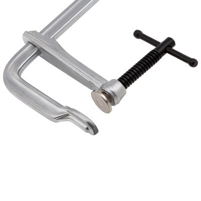 Струбцина F-образная, 120x400мм, кованая Denzel по ценам производителя в Воронеже с доставкой по всей России