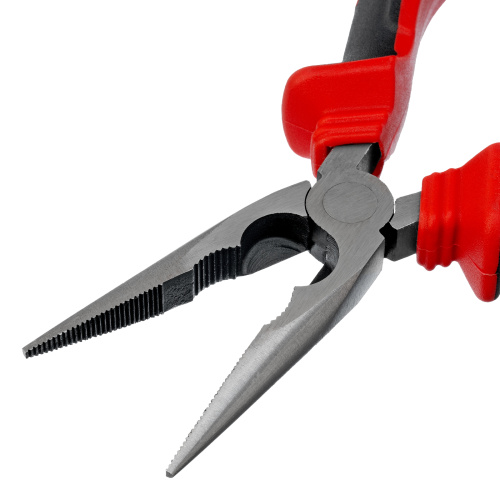 Длинногубцы прямые, 180 мм, хром-ванадий, двухкомпонентные рукоятки Matrix по ценам производителя в Воронеже с доставкой по всей России