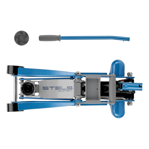 Домкрат гидравлический подкатной, поворотная рукоятка, 2 т, Low Profile, 100-350 мм Stels по ценам производителя в Воронеже с доставкой по всей России