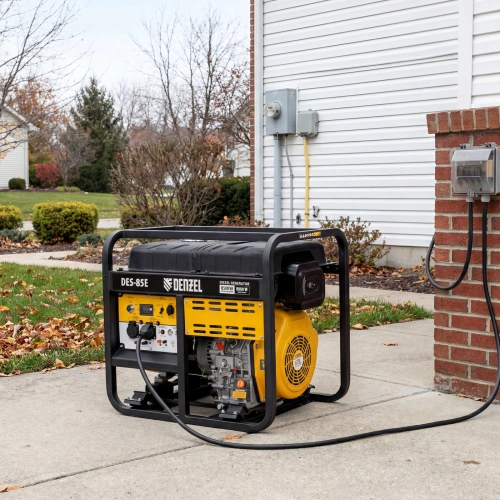 Генератор дизельный DES-85E, 8,5 кВт, 230 В, 16 л, электростартер Denzel по ценам производителя в Воронеже с доставкой по всей России