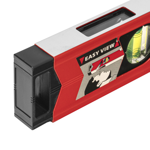 Уровень алюминиевый магнитный, 1000 мм, фрезерованный, 3 глазка (1 зеркальный) усиленный Matrix по ценам производителя в Воронеже с доставкой по всей России