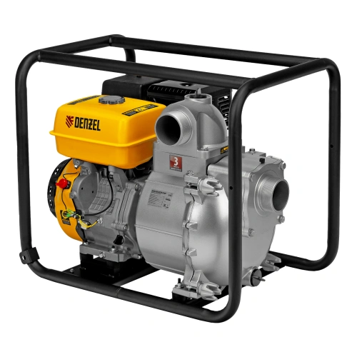 Мотопомпа бензиновая для грязной воды PX-80D, 15 л.с, 3", 1500 л/мин, глубина 8 м , напор 30 м Denzel по ценам производителя в Воронеже с доставкой по всей России