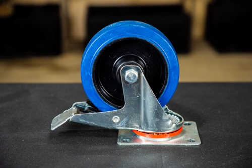 Колесо поворотное резина SRCLb 63 160 мм с тормозом (F) по ценам производителя в Воронеже с доставкой по всей России