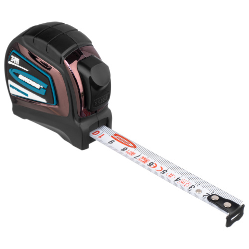 Рулетка "Doppelhaken",3 м x 16 мм,односторонний зацеп,Нейлон,двусторонняя шкала,автоматическая фиксация Gross по ценам производителя в Воронеже с доставкой по всей России