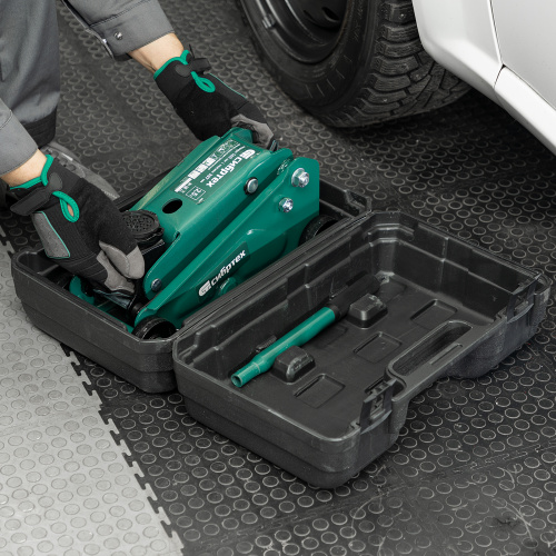 Домкрат гидравлический подкатной, 2,5 т, 148-387 мм, в пласт. кейсе Сибртех по ценам производителя в Воронеже с доставкой по всей России