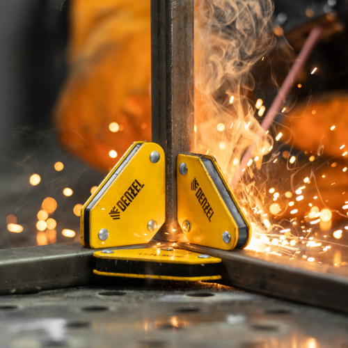 Набор из 4 магнитных фиксаторов для сварочных работ Denzel купить в Москве с доставкой по всей России | ProtosMarket.ru