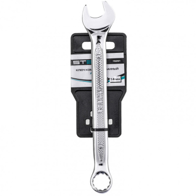 Ключ комбинированный, 14 мм, CrV, антислип Stels по ценам производителя в Воронеже с доставкой по всей России