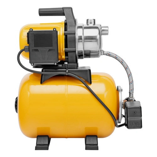 Насосная станция PS800X, 800 Вт, 3200 л/ч, ресивер 24 л, подъем 38 м, нержавейка Denzel по ценам производителя в Воронеже с доставкой по всей России