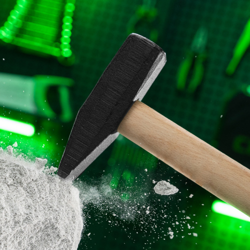 Молоток слесарный 1000 г, квадратный боек, деревянная рукоятка Сибртех по ценам производителя в Воронеже с доставкой по всей России