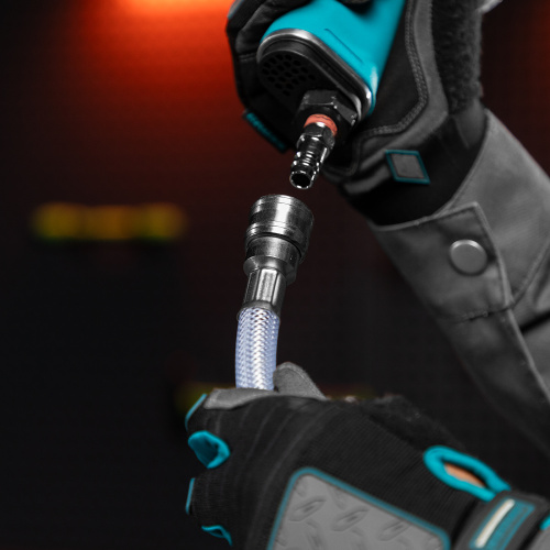 Шланг пневматический ПВХ, 10 x 16 мм, 18 бар, армированный, прозрачный, быстросъемное соединение, 15 м Stels по ценам производителя в Воронеже с доставкой по всей России