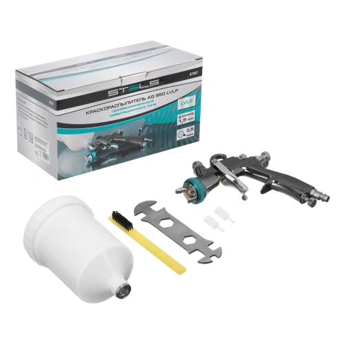 Краскораспылитель AG 950 LVLP, профессиональный, гравитационного типа, сопло 1.5 мм Stels по ценам производителя в Воронеже с доставкой по всей России