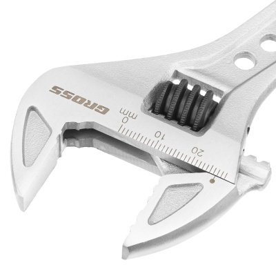 Ключ разводной, 200 мм, CrV, двухкомпонентная ручка Gross по ценам производителя в Воронеже с доставкой по всей России