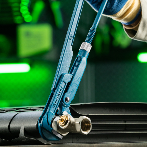 Ключ трубный рычажный №2, 1.5", литой, тип "L" Сибртех по ценам производителя в Воронеже с доставкой по всей России