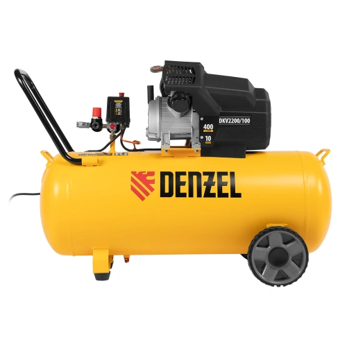 Компрессор воздушный DKV2200/100, Х-PRO 2.2 кВт, 400 л/мин, 100л Denzel по ценам производителя в Воронеже с доставкой по всей России