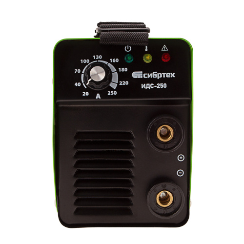 Аппарат инверторный дуговой сварки ИДС-250, 250 А, ПВ 80%, диаметр электрода 1.6-5 мм Сибртех по ценам производителя в Воронеже с доставкой по всей России