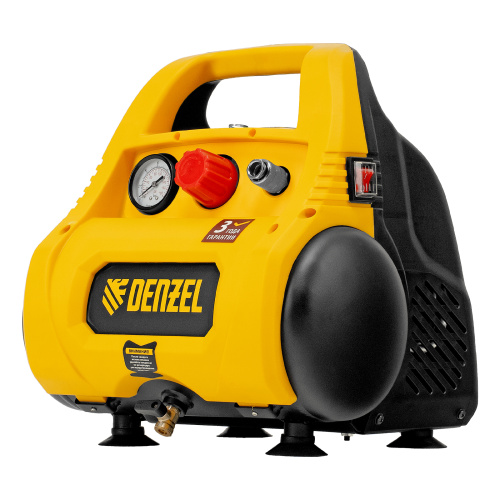 Компрессор воздушный безмасляный РС 1/6-180,1, 1 кВт, 180 л/мин, 6 л Denzel по ценам производителя в Воронеже с доставкой по всей России