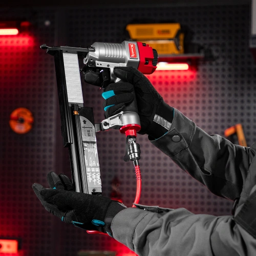 Нейлер-степлер пневматический 3 в 1, с регулировкой глубины забивания, гвозди 18GA, гвозди 16GA, скобы 18 GA Matrix по ценам производителя в Воронеже с доставкой по всей России