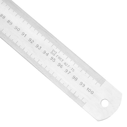 Линейка измерительная, 1000 мм, металлическая по ценам производителя в Воронеже с доставкой по всей России