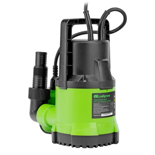 Дренажный насос для чистой воды СДН300-5, 300 Вт, напор 6.5м, 6500 л/ч Сибртех по ценам производителя в Воронеже с доставкой по всей России