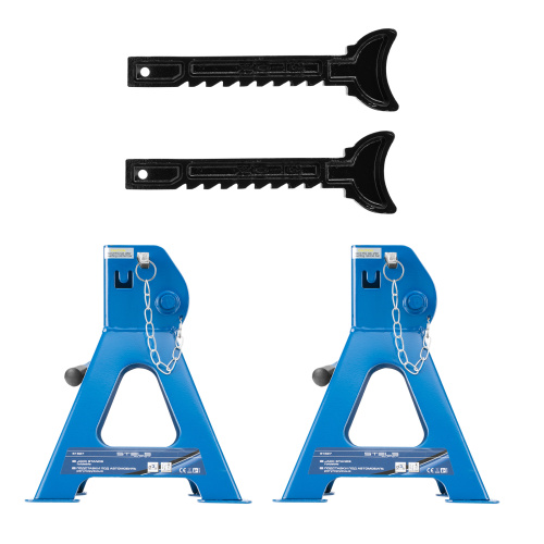 Подставки под автомобиль регулируемые, 3 т, H подъема 280-430 мм, 2 шт, Stels по ценам производителя в Воронеже с доставкой по всей России