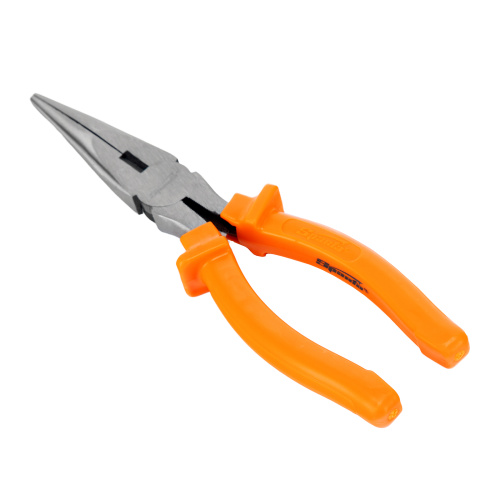 Длинногубцы прямые Classic, 200 мм, шлифованные, пластмассовые рукоятки Sparta по ценам производителя в Воронеже с доставкой по всей России