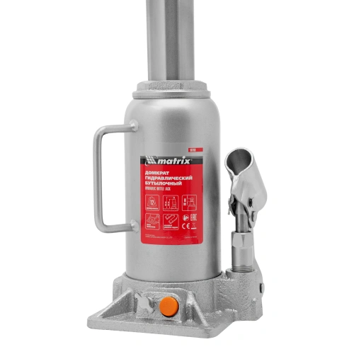 Домкрат гидравлический бутылочный, 12 т, h подъема 230-465 мм Matrix по ценам производителя в Воронеже с доставкой по всей России