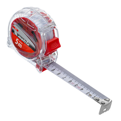 Рулетка Crystal,5 м х 25 мм,корпус из поликарбоната Matrix по ценам производителя в Воронеже с доставкой по всей России
