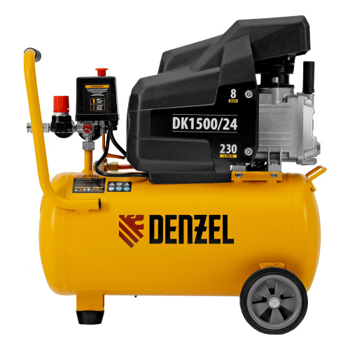 Компрессор воздушный DK1500/24, Х-PRO 1.5 кВт, 230 л/мин, 24 л Denzel по ценам производителя в Воронеже с доставкой по всей России