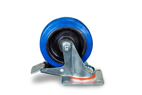 Колесо поворотное резина SRCLb 55 125 мм с тормозом (F) по ценам производителя в Воронеже с доставкой по всей России