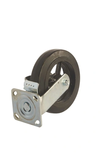 Колесо большегрузное поворотное SCdb 80 200 мм обрезиненное с тормозом (N) по ценам производителя в Воронеже с доставкой по всей России