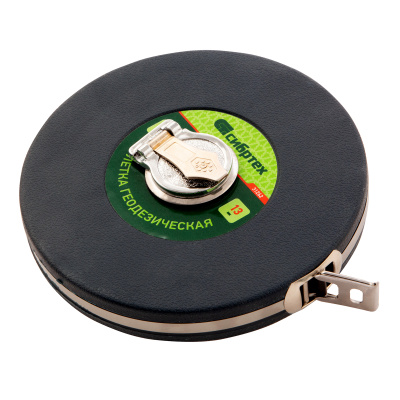 Рулетка геодезическая 30 м х 13 мм, закрытый корпус, фибергласовая лента Сибртех по ценам производителя в Воронеже с доставкой по всей России