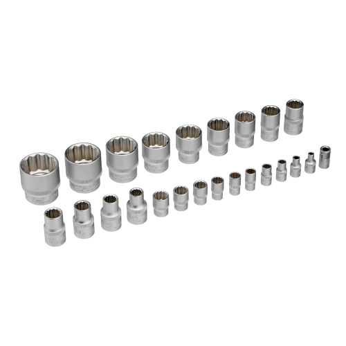 Набор инструментов, 1/2", 1/4", CrV, 12 гранные головки, пластиковый кейс, 76 предметов Stels по ценам производителя в Воронеже с доставкой по всей России