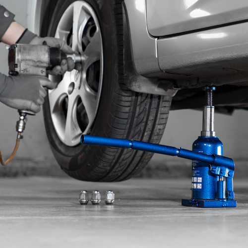 Домкрат гидравлический бутылочный телескопический, 4 т, H подъема 170-420 мм Stels по ценам производителя в Воронеже с доставкой по всей России