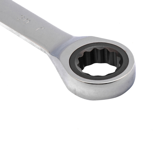 Ключ комбинированный трещоточный, 30 мм, CrV, зеркальный хром Matrix по ценам производителя в Воронеже с доставкой по всей России