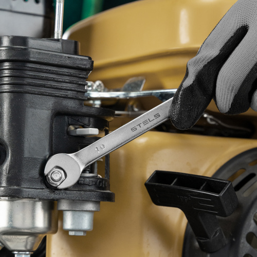 Набор ключей комбинированных, 8-19 мм, 8 шт, CrV, матовый хром Stels по ценам производителя в Воронеже с доставкой по всей России