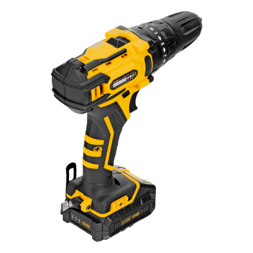 Дрель-шуруповерт аккумуляторная CDL-12-02BM, Li-Ion, 12 В, 2 акк. Denzel по ценам производителя в Воронеже с доставкой по всей России