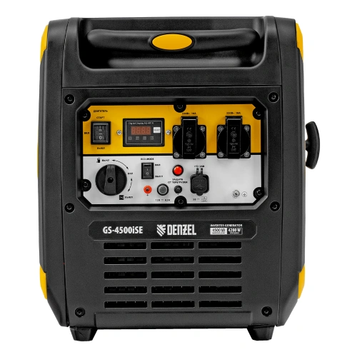 Генератор инверторный GS-4500iSE, 4,5 кВт, 230 В, закрытый корпус, электростартер Denzel по ценам производителя в Воронеже с доставкой по всей России