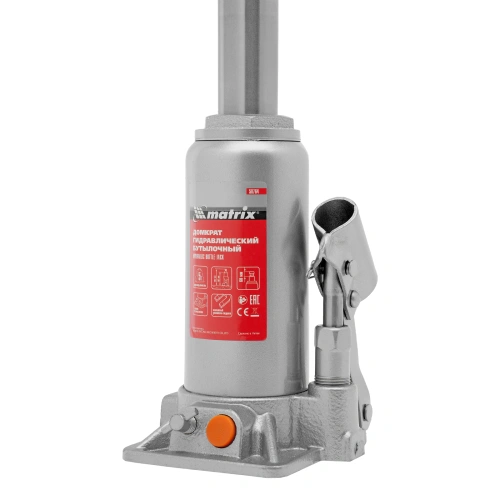 Домкрат гидравлический бутылочный, 5 т, h подъема 197-382 мм Matrix по ценам производителя в Воронеже с доставкой по всей России