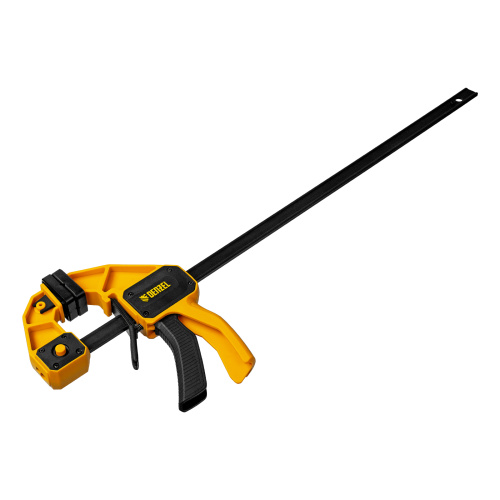 Струбцина F-образная, быстрозажимная, 450 х 80 мм, усиленный нейлоновый корпус Denzel по ценам производителя в Воронеже с доставкой по всей России