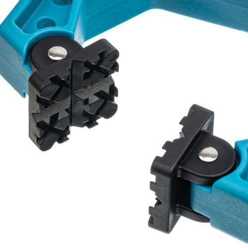 Струбцина клещеобразная 2-1/4, пластиковый корпус, храповой механизм жесткой фиксации, 58 мм Gross по ценам производителя в Воронеже с доставкой по всей России