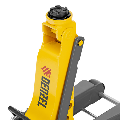 Домкрат гидравлический подкатной с фиксатором, 2,5 т, 85-385 мм Denzel по ценам производителя в Воронеже с доставкой по всей России