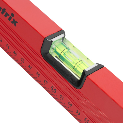 Уровень алюминиевый, 1000 мм, 3 глазка, красный, линейка Matrix по ценам производителя в Воронеже с доставкой по всей России