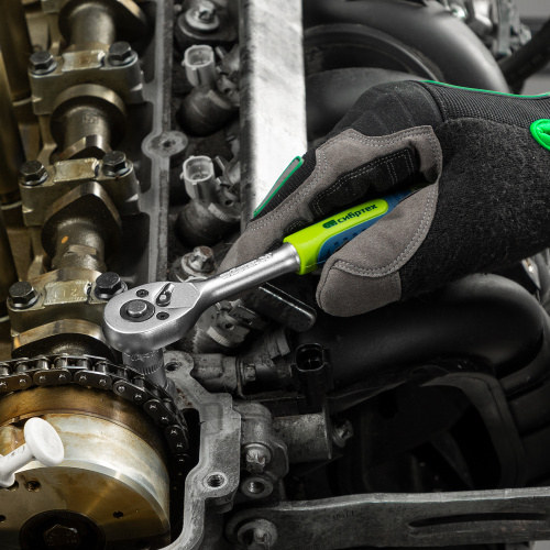 Набор инструментов, 1/2", 3/8", 1/4", пластиковый кейс 215 предм. Сибртех по ценам производителя в Воронеже с доставкой по всей России