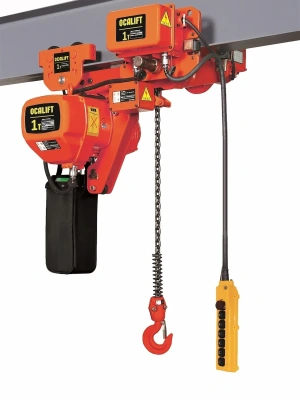 1т 12м УСВ таль цепная ТЭЦ OCALIFT 01-01LHS 380в передвижная односкоростная купить в Москве с доставкой по всей России | ProtosMarket.ru