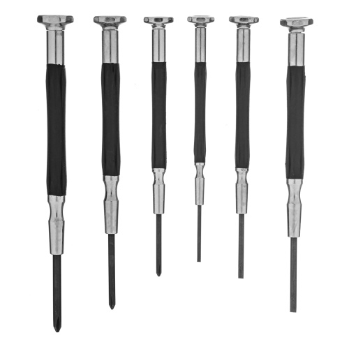 Набор отверток для точной механики, CrMo, металлические обрезиненные рукоятки, 6 шт, бокс трансформер Gross по ценам производителя в Воронеже с доставкой по всей России