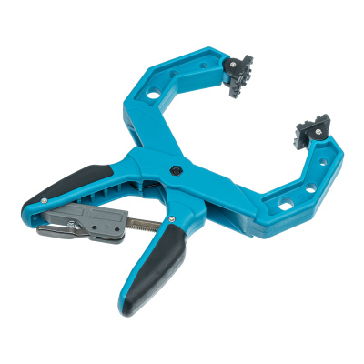 Струбцина клещеобразная 4, пластиковый корпус, храповой механизм жесткой фиксации, 100 мм Gross по ценам производителя в Воронеже с доставкой по всей России